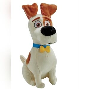 Ty Plush Dog Toy with Blue Collar and Brown Spots